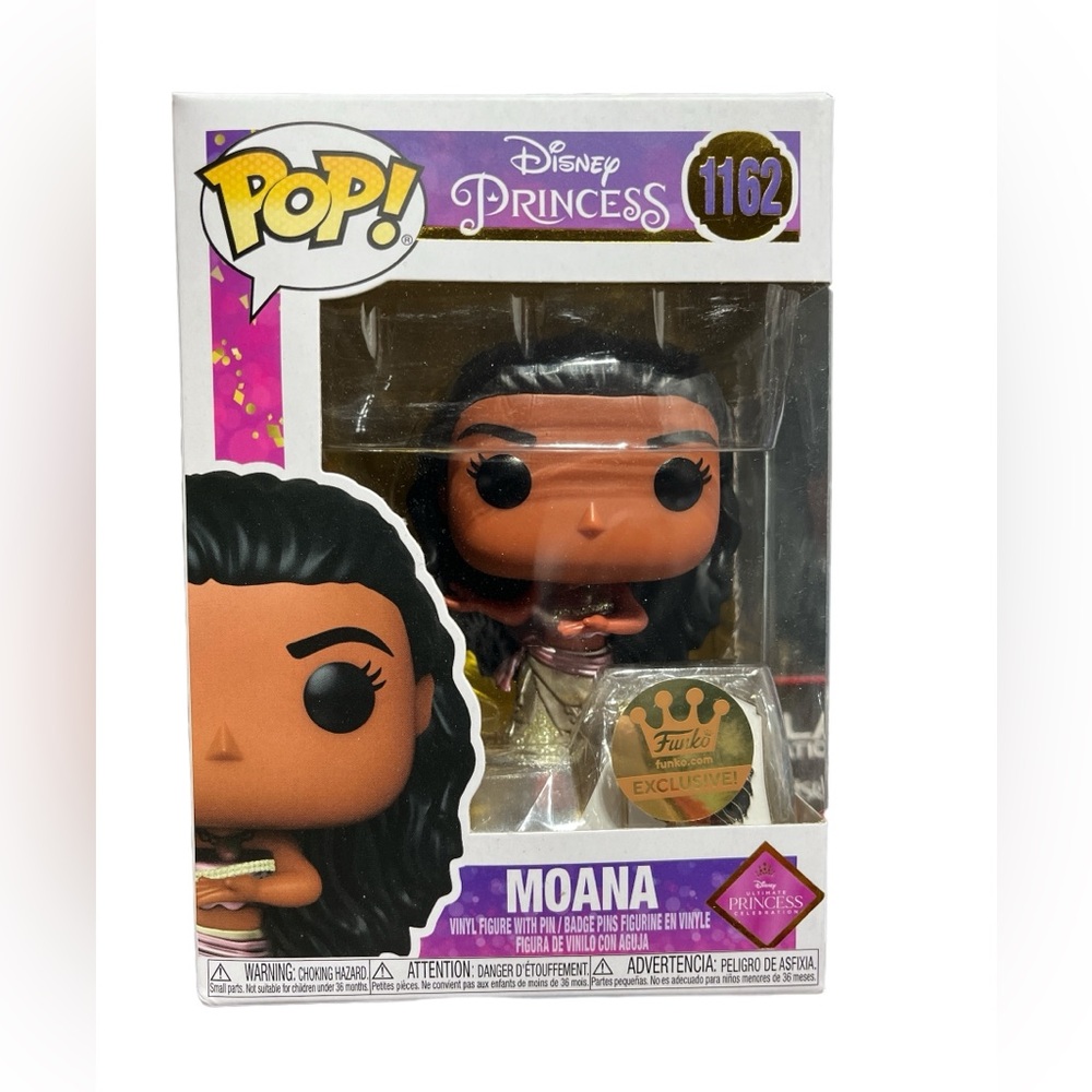“Gold” Moana W Collector Pin #1162 Funko POP! Exclusive